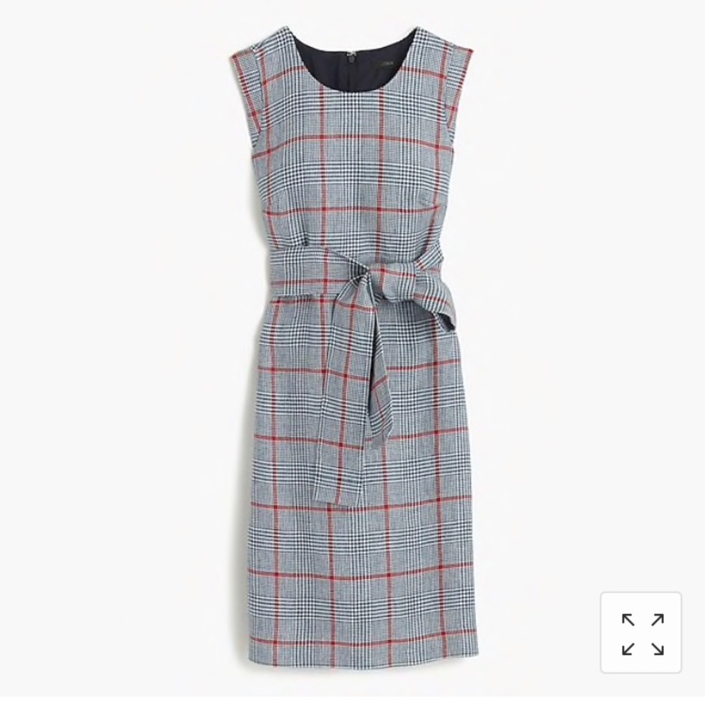 J. Crew Italian Linen Sheath Dress